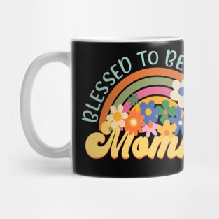 Best mom ever Mother's Day Gift Mom with floral Custom with any nickname Blessed to be called Mommy Mug